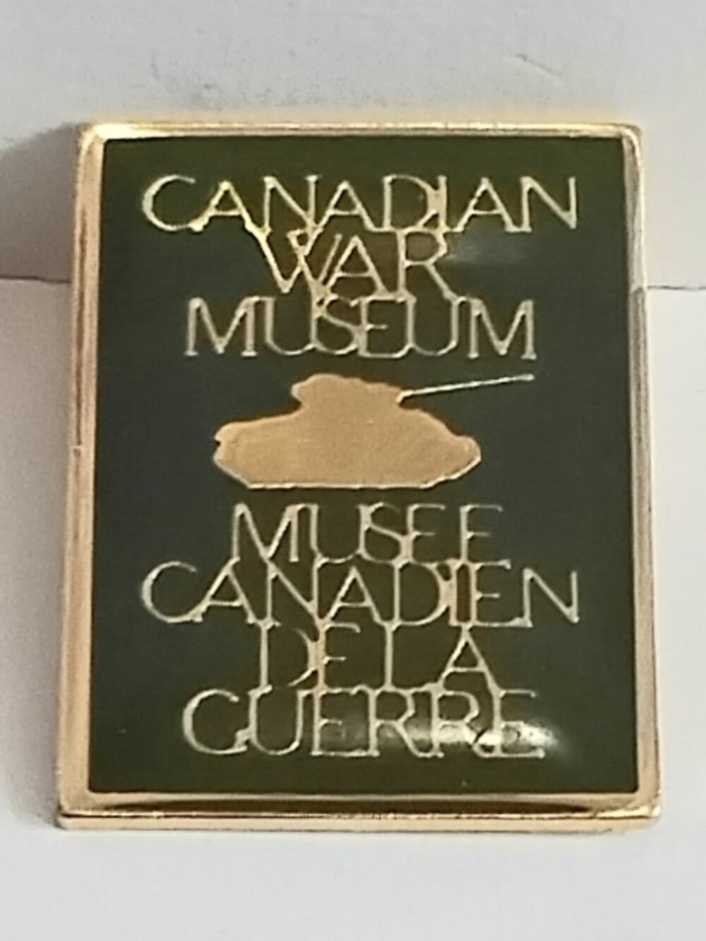 4/$20 Vintage Canadian War Museum Brass/Resin Collector's Pin!!
